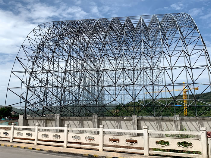 原平山寨矿储煤棚网架