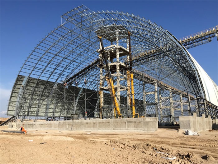 原平煤机油桶翘工程网架